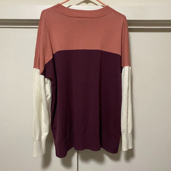 Belle by Kim Gravel, long sleeve, 3 color tunic, size XL - Picture 5 of 11